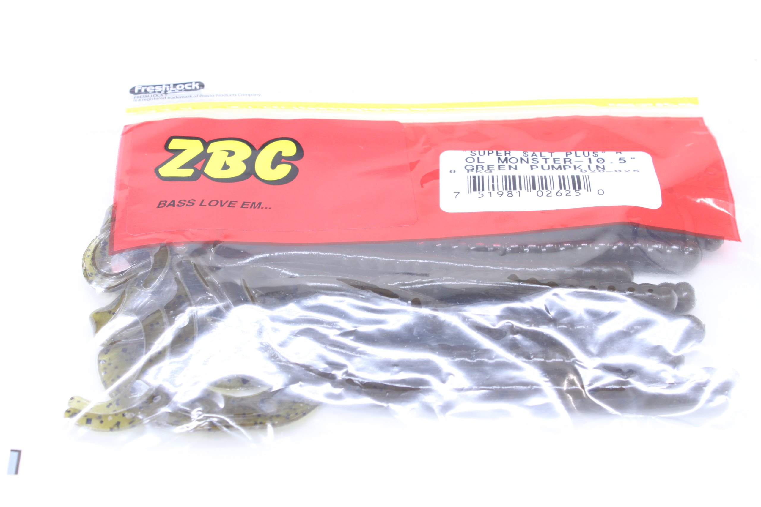 Amazon.com : Zoom 026025 Ol'Monster Magnum Worm Bait,10 1/2-Inch